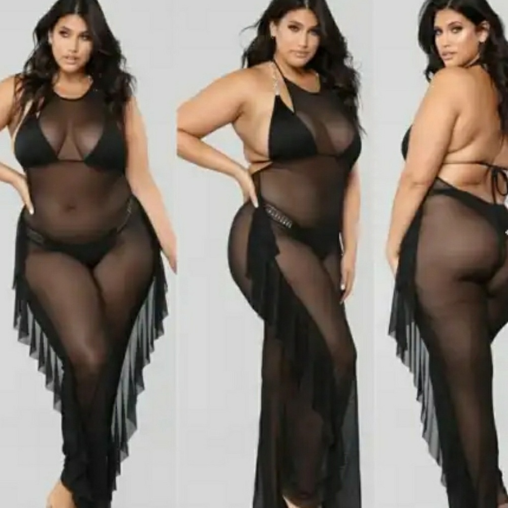 Sheer Ruffle Lingerie
